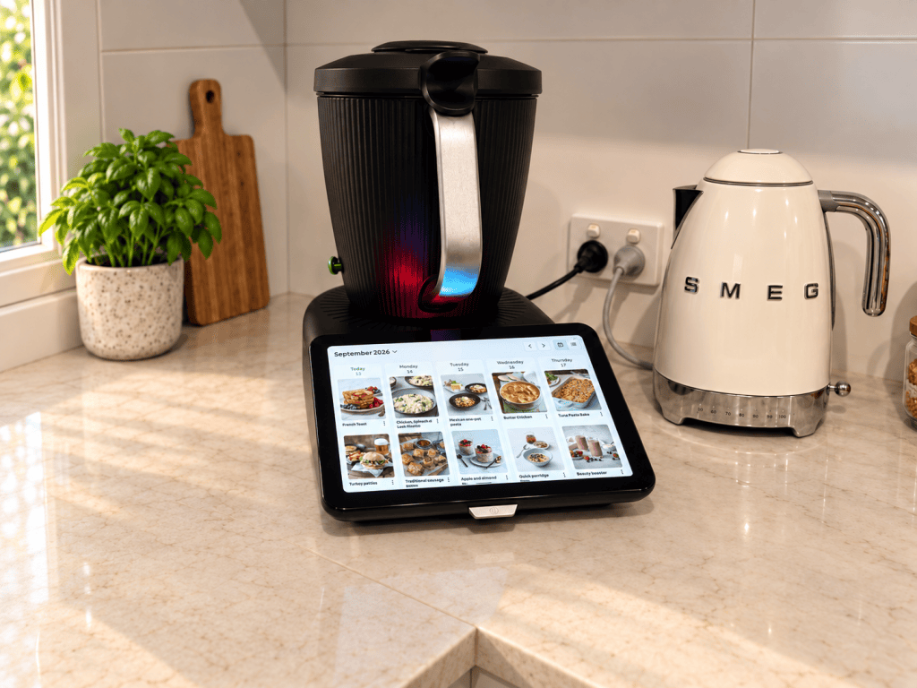 Thermomix TM7 read with Cookidoo mealplanning with My Week. 
